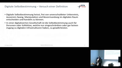 Digitale Selbstbestimmung – welcher Weg für die Schweiz und Europa?