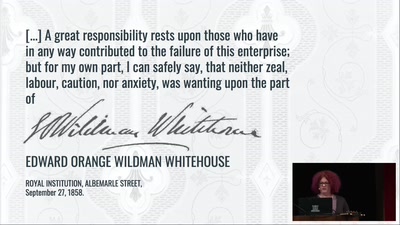 Don&#39;t Look Back in Anger: Wildman Whitehouse and the Great Failure of 1858