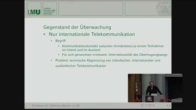 Strategische Telekommunikationsüberwachung auf dem Prüfstand