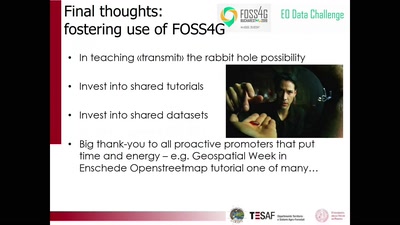 Key Aspects of Choosing to Use FOSS4G in Teaching and Projects