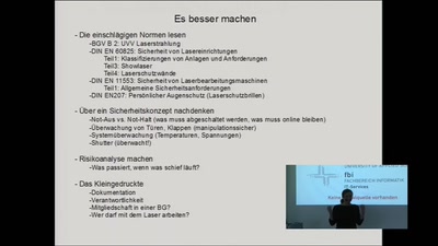Safer Spielen mit Lasern