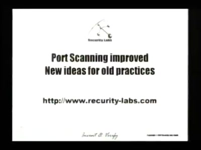 Port Scanning improved
