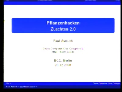 Pflanzenhacken