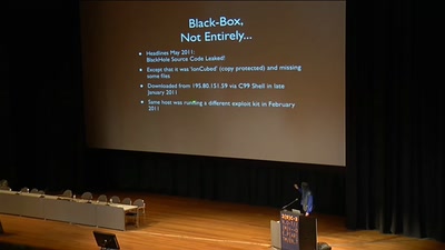 Analytical Summary of the BlackHole Exploit Kit