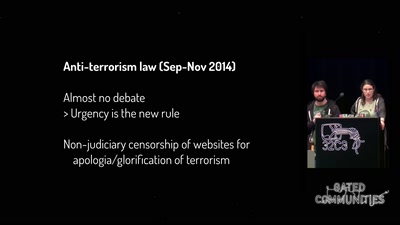 One year of securitarian drift in France