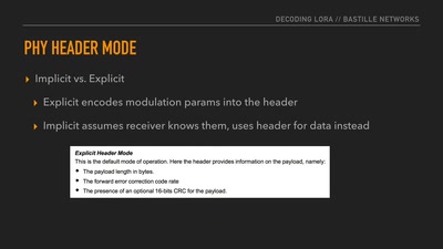 Decoding the LoRa PHY