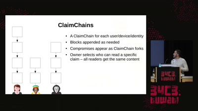 Modern key distribution with ClaimChain