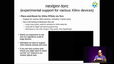 The nextpnr FOSS FPGA place-and-route tool