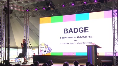 SHA2017 Badge