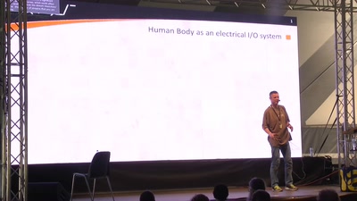 Human body as an electric IO system