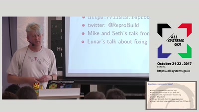 Reproducible Builds - where do we want to go tomorrow?
