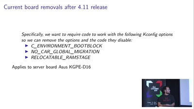 News from the coreboot land