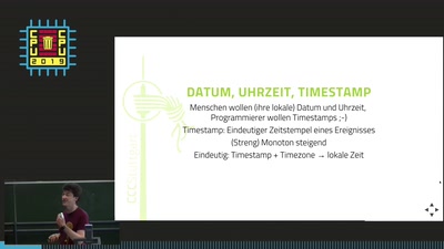 Clusterfuck Datum und Uhrzeit
