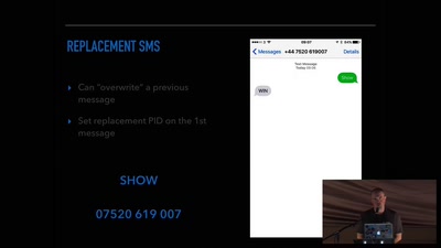 I never knew SMS could do that.