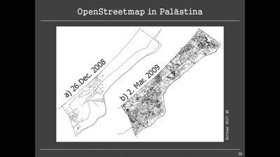 OpenStreetMap in Israel und Palästina – zwei ungleiche Geschichten