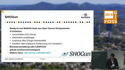 QGIS, GeoServer und SHOGun im Zusammenspiel