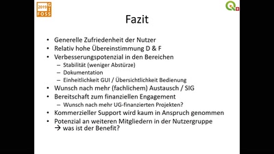 Ergebnisse der Umfrage zur QGIS-Nutzung in der Schweiz