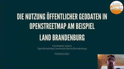 Die Nutzung öffentlicher Geodaten in OpenStreetMap am Beispiel Land Brandenburg