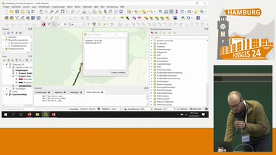 Klicke hier... (Ausdrücke und) Aktionen in QGIS Eingabemasken