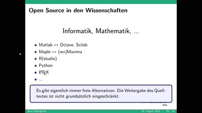 FAIR Data Prinzipien, Transparenz und Reproduzierbarkeit im Kontext von Open Source Software in den Wissenschaften