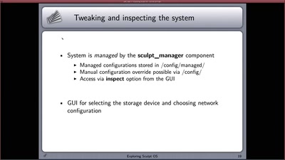 Exploring Sculpt a component-based operating system