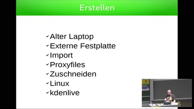 kdenlive im Einsatz für kleine Videos
