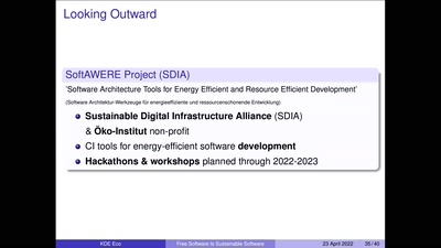 Free Software *Is* Sustainable Software