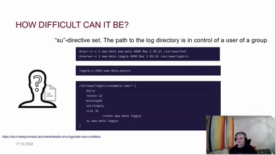 Logrotten - &quot;It&#39;s not a bug&quot;
