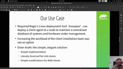 Live: Avahi / Zeroconf: Some magic sauce that's about more than files and printers
