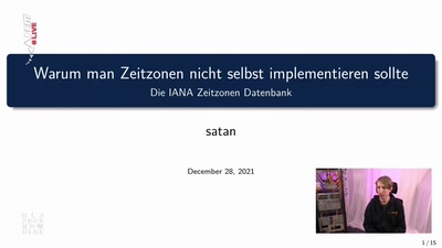 Warum man Zeitzonen nicht selbst implementieren sollte