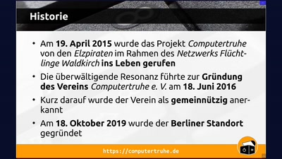 Der Computertruhe e.V. stellt sich vor