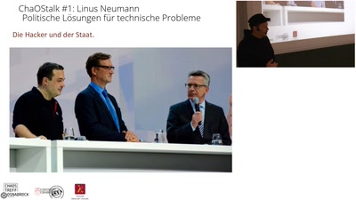 ChaOStalk #1: Politische Lösungen für technische Probleme